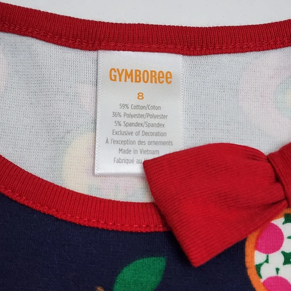 Gymboree Girls Apple Orchard & Floral Flowers Fall Autumn Dress Size 8 NEW